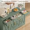 HOMECHO Sideboard, 140cm Breite Küchenschrank 3 Schubladen 4 Türen, Verstellbaren Regalen Bild 3