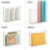 mDesign Wandregal Ablage Regal Aufbewahrung Drahtkorb Organizer Metall Messing Bild 4