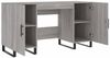 vidaXL Schreibtisch Grau Sonoma 140x50x75 cm Holzwerkstoff 829578 Bild 5