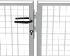 vidaXL Gartentor verzinkter Stahl 400 x 200 cm Silber 144303 Bild 3