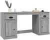 vidaXL Schreibtisch mit Stauraum Grau Sonoma Holzwerkstoff 3185333 Bild 4