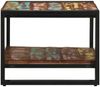 Couchtisch, Sofatisch Mehrfarbig 70x50x38 cm Altholz Massivholz Bild 5
