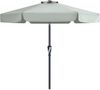 Sonnenschirm 270 cm mit Volant Patioschirm Gartenschirm Terrassenschirm Bild 2