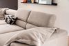 KAWOLA Sofa DELIA Ecksofa Cord taupe Recamiere links 74 x 219 x 276 cm Bild 2