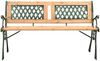 vidaXL Gartenbank 122 cm Gusseisen und Massivholz Tanne 312033 Bild 2