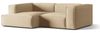 Micadoni Ecksofa Nuria 3-Sitzer Links Samt Nude Bild 2