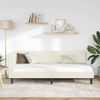 vidaXL Eckbettgestell Creme 90 x 200 cm Samt 42016613 Bild 4
