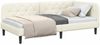 vidaXL Eckbettgestell Creme 90 x 200 cm Samt 42016613 Bild 3