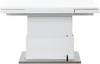 Vente-unique - Multifunktionstisch Couchtisch & Esstisch - Höhenverstellbar & ausziehbar - MDF lackiert - Weiß - LAURIA Bild 2