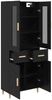 vidaXL Highboard Schwarz Eichen-Optik 69,5 x 34 x 180 cm Holzwerkstoff 3416117 Bild 5