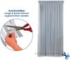 Maximex Türvorhang Insektenschutz, Klettband (1 St), blickdicht, Polyester, Grau-Weiß, zuschneidbar Bild 3