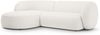 Micadoni Ecksofa Kate 3-Sitzer Links Boucle Weiß Bild 2
