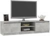 vidaXL TV-Schrank Betongrau 140x40x35,5 cm Holzwerkstoff 800652 Bild 3