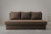 MOEBLO Schlafsofa KAMAZO, Sofa ausziehbar mit Bettkasten, Stoffbezug & Kissen Couch Polstergarnitur Wohnlandschaft Polstersofa, Liegefläche 190x130 cm, mit Schlaffunktion und Stauraum - 190 x 82 x 83 cm, mit Relaxfunktion Bild 2