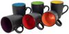 Spetebo Tasse Kaffeebecher in schwarz matt - 6er Set, 6-tlg, Porzellan, Kaffee und Tee Tassen für ca. 340 ml Bild 2