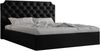 AX LIVING Tybilla 140x200 Bett mit Bettkasten in Schwarz Bild 3