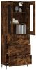 vidaXL Highboard Räuchereiche 69,5x34x180 cm Holzwerkstoff 3198422 Bild 3