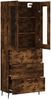 vidaXL Highboard Räuchereiche 69,5x34x180 cm Holzwerkstoff 3198422 Bild 4