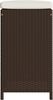 vidaXL Garten-Barhocker mit Kissen 4 Stk. Braun Poly Rattan 368688 Bild 5