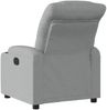 vidaXL Relaxsessel Elektrisch Hellgrau Stoff 3206627 Bild 5