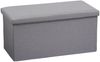 KESPER 15957 Polster-Sitzbank, grau, 76 x 38 x 38 cm, Polyester und Faserplatte Bild 1