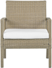 Lounge Set mit Tisch MARSALA Heller Holzfarbton Bild 5