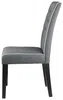 Vente-unique - GABELLE Stuhl Stoff Grau - B 59,5 cm x H 100 cm x L 47 cm Bild 5