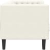 vidaXL Chesterfield-Sofa mit Nackenrollen 3-Sitzer Creme Samt 372700 Bild 5