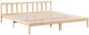 vidaXL Massivholzbett Extra Lang ohne Matratze 200x210 cm Kiefernholz 852440 Bild 3
