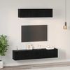 vidaXL TV-Schrankset 4 pcs Schwarz Eichen-Optik Holzwerkstoff 3393361 Bild 4