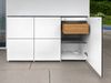 Outdoor Sideboard ‘@win XL150’ aus wetterfestem HPL in weiß, 150 x 85 x 60 cm (BxHxT), mit schmaler Schublade Bild 3