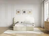 Vente-unique - ESTERIA Bett Stoff Weiß - B 224 cm x H 120 cm x L 252 cm Bild 3