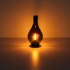 LED Tischleuchte, Glas rauch, schwarz, H 35 cm Bild 5