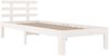Massivholzbett Weiß 75x190 cm 2FT6 Small Single [814715] Bild 3