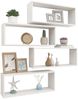 vidaXL Würfelregale 4 Stk. Weiß 60x15x23 cm Holzwerkstoff 807134 Bild 3