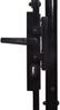 vidaXL Gartentor Woerden Stahl 1,25 x 4 m Schwarz 144363 Bild 4