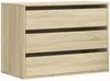 vidaXL Kommode Sonoma-Eiche 80x41x58 cm Holzwerkstoff 852854 Bild 2