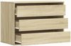 vidaXL Kommode Sonoma-Eiche 80x41x58 cm Holzwerkstoff 852854 Bild 5