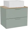 Vente-unique - AVORELI Waschbeckenmöbel Holz, Platte Grün - B 46 cm x H 50 cm x L 60 cm Bild 3