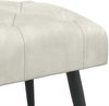 vidaXL Bank mit Knopfheftung Creme 80 x 40 x 46 cm Samt 42038565 Bild 3