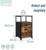 Relaxdays Rollcontainer 2 Schubladen Bild 4