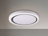 Flache LED Deckenleuchte dimmbar über Schalter Weiß Cappuccino, Ø 50cm Bild 3