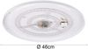 Flache LED Deckenleuchte dimmbar über Schalter Weiß Cappuccino, Ø 50cm Bild 5
