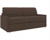 Schlafsofa 3-Sitzer CALIFE - Stoff - Braun - Liegefläche: 140 cm - Matratzenhöhe: 22 cm Bild 3