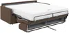 Schlafsofa 3-Sitzer CALIFE - Stoff - Braun - Liegefläche: 140 cm - Matratzenhöhe: 22 cm Bild 4