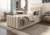 B&B Home 'Adelle V' Boxspringbett mit Bettkasten, Samt, Taupe, 80x200 cm Bild 2