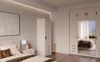 AX LIVING Kleiderschrank Schrank Beige Storicos 1T3S 59,9cm Modern Bild 4