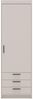 AX LIVING Kleiderschrank Schrank Beige Storicos 1T3S 59,9cm Modern Bild 2