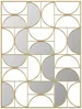 Vente-unique - TAYAN Spiegel Metall Gold - B 1 cm x H 102 cm x L 77 cm Bild 2