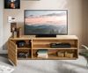 TV Board 149x47cm "Messina" Wildeiche massiv AV Bild 2